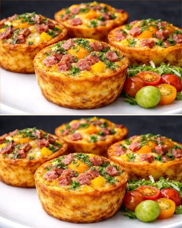 5-Minute Breakfast Recipe | Cheesy Bread Cups