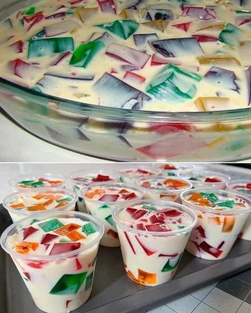 Mosaic Gelatin: Dessert with 5 simple ingredients, easy and tasty