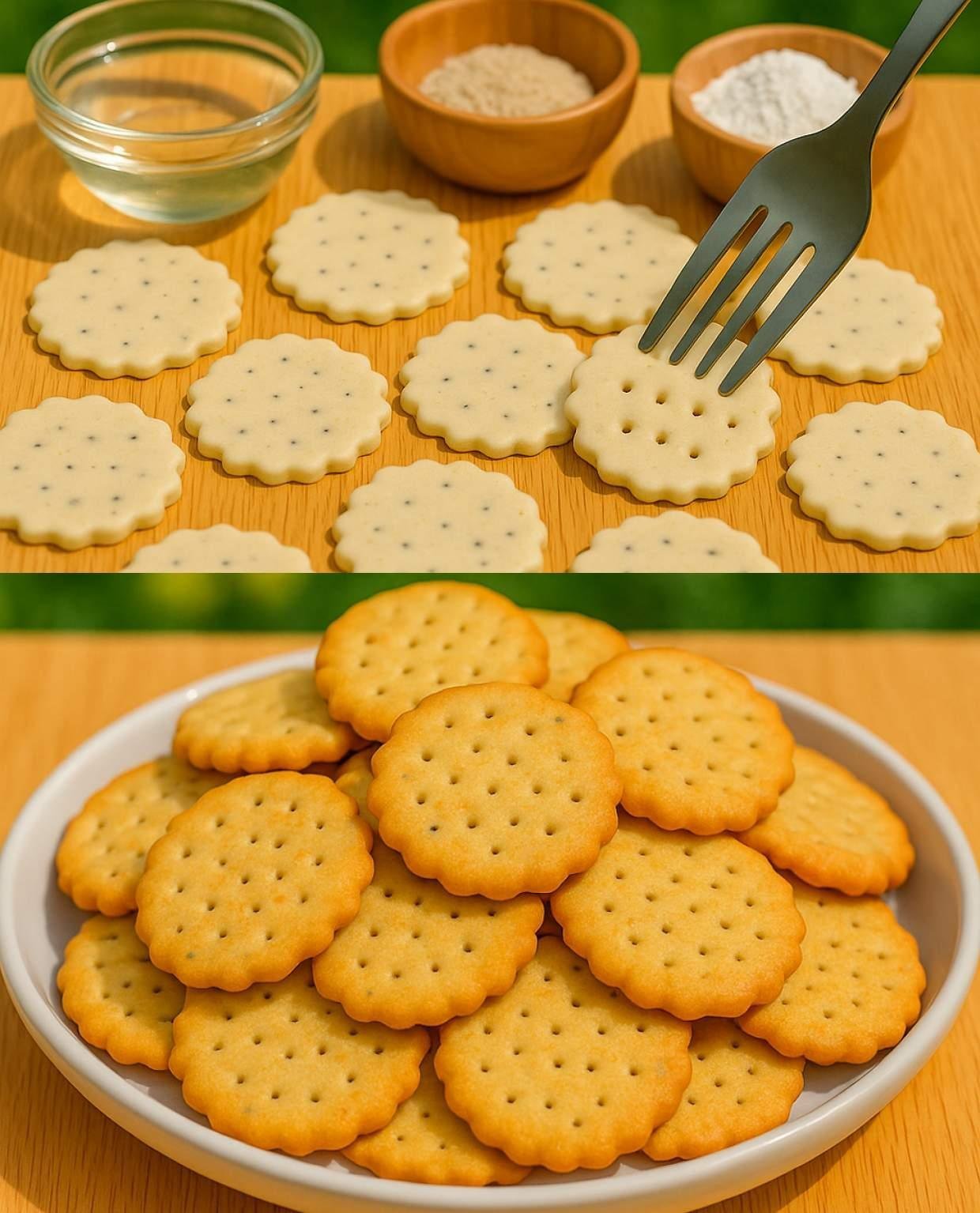 Savory Crackers and Cookies Without Egg and Butter: Light and Crispy Flavor