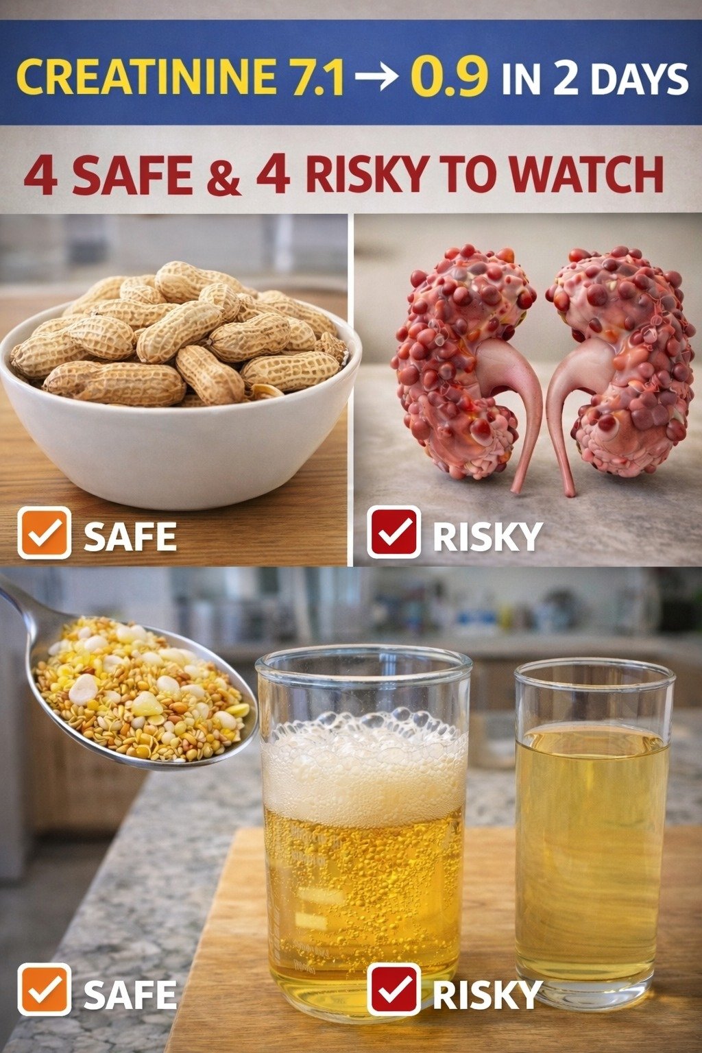Creatinine Levels Rising? 4 Healthy Fats and 4 Risky Ones Seniors Should Know