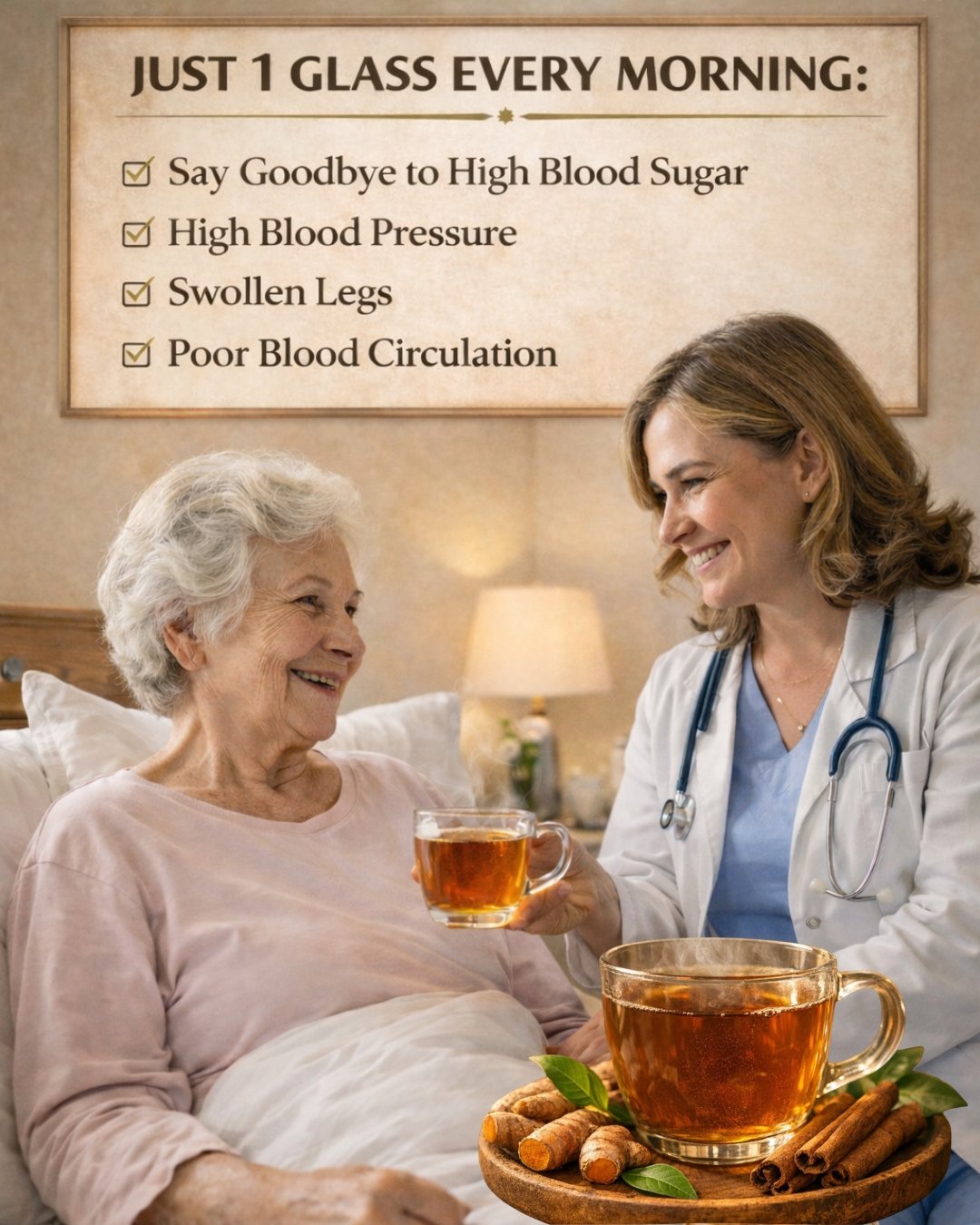 Drink One Glass Every Morning: Say Goodbye to Diabetes, High Blood Pressure, Swollen Legs, and Poor Circulation