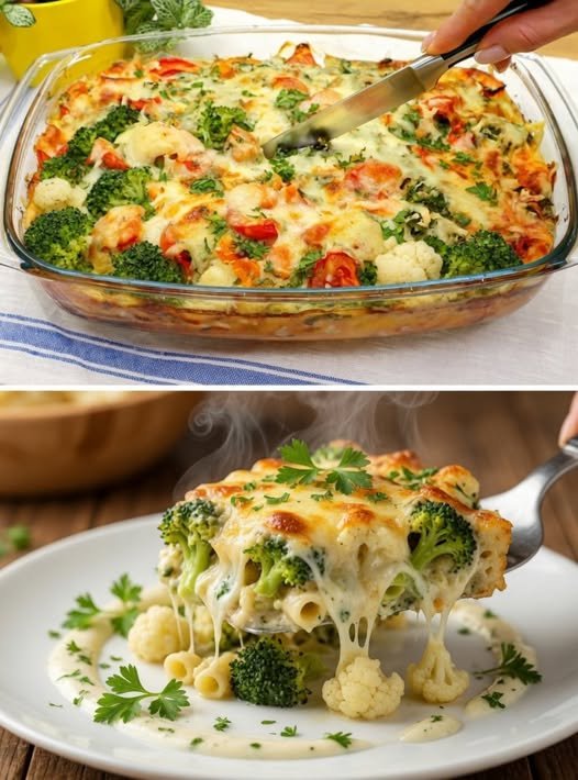 Broccoli and Cauliflower Casserole