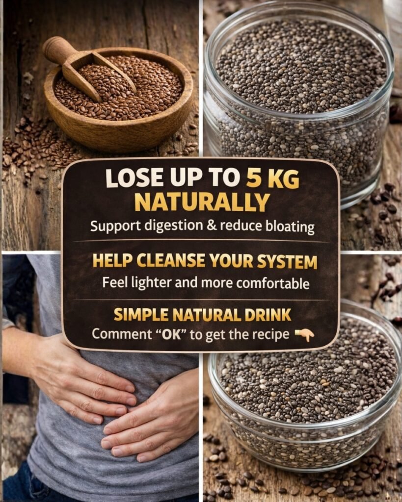 Drink This on an Empty Stomach for a Lighter, Less Bloated Feeling: Chia, Flaxseed & Lemon