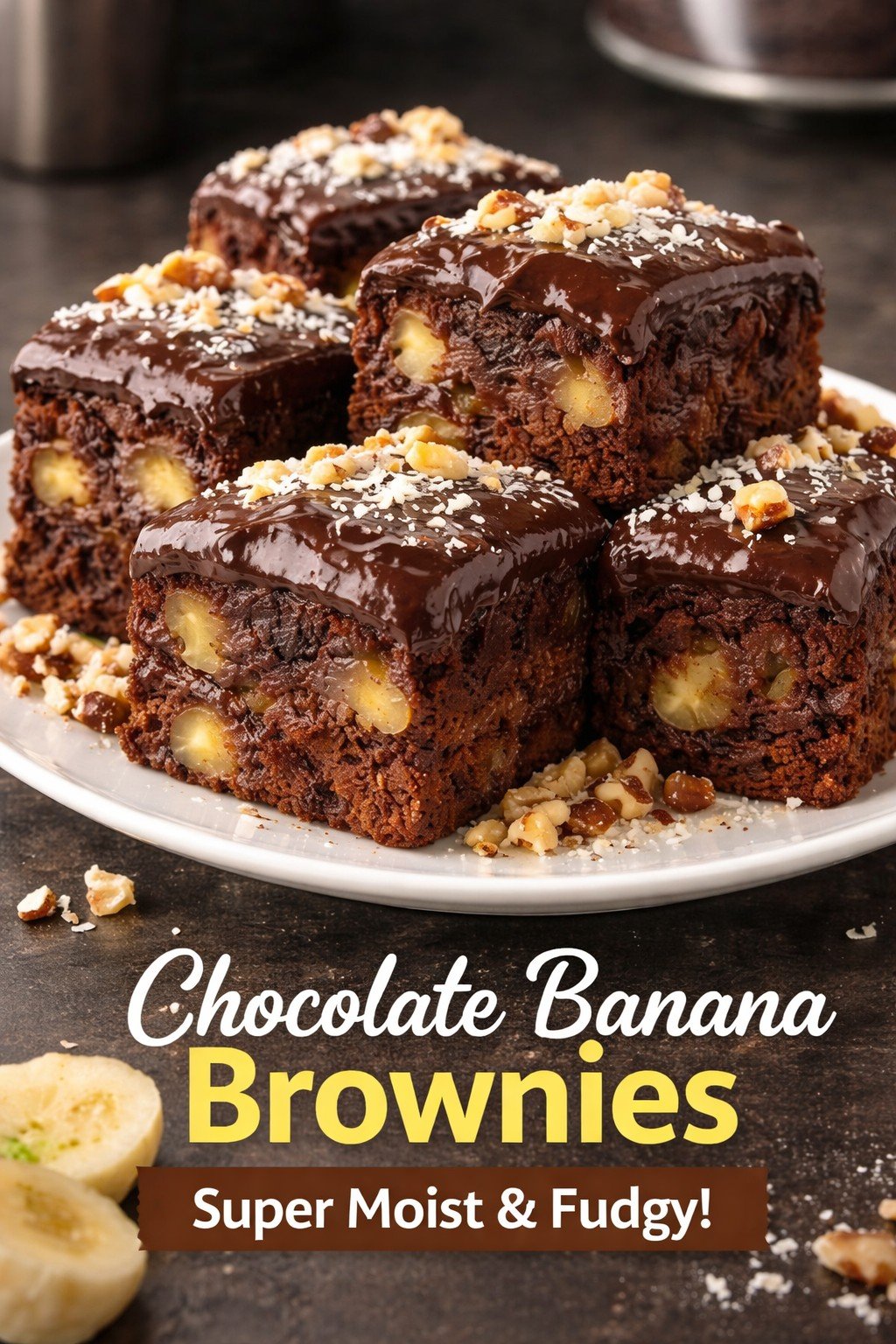 Chocolate Banana Brownies