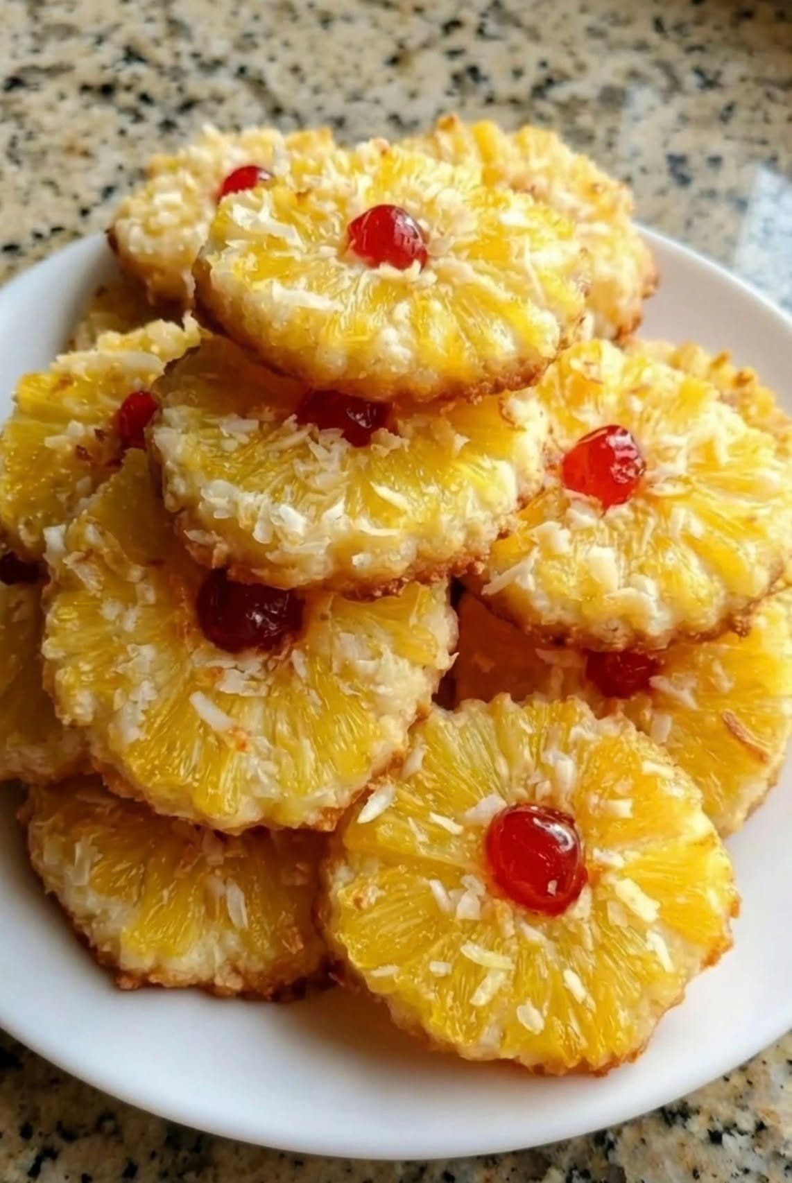 Pineapple Upside Down Sugar Cookies