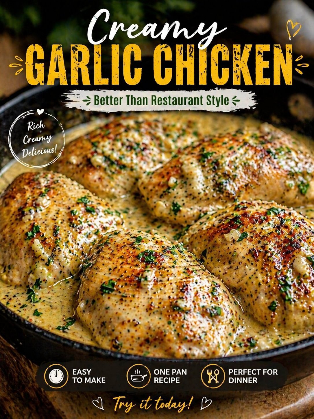 Creamy Garlic Chicken