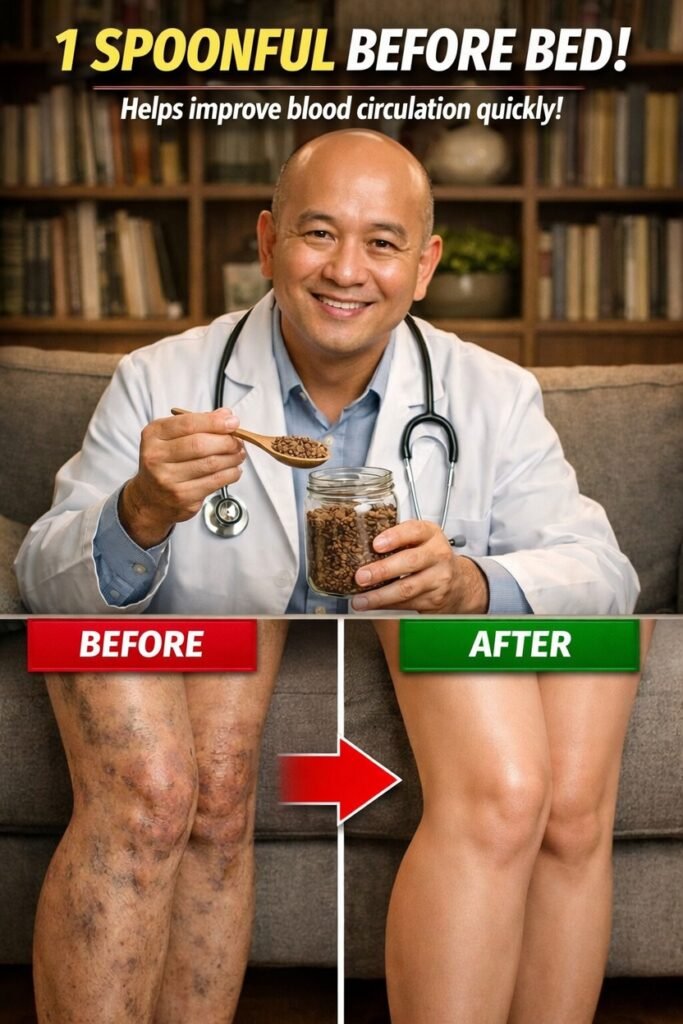 🌿 One Spoon Before Bed: Can It Really Help with Heavy, Tired Legs?