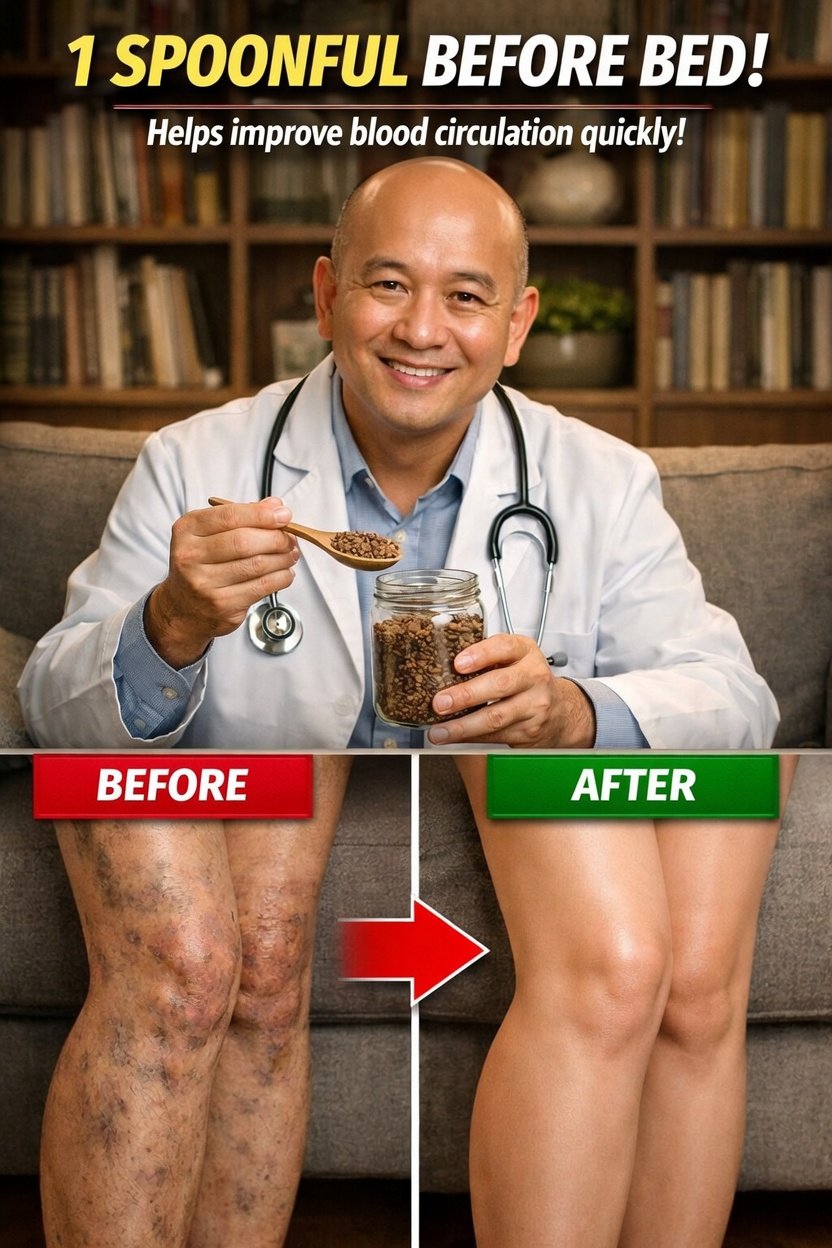 🌿 One Spoon Before Bed: Can It Really Help with Heavy, Tired Legs?