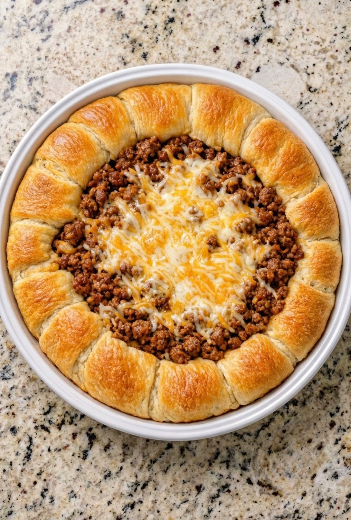Cheesy Beef Taco Pie