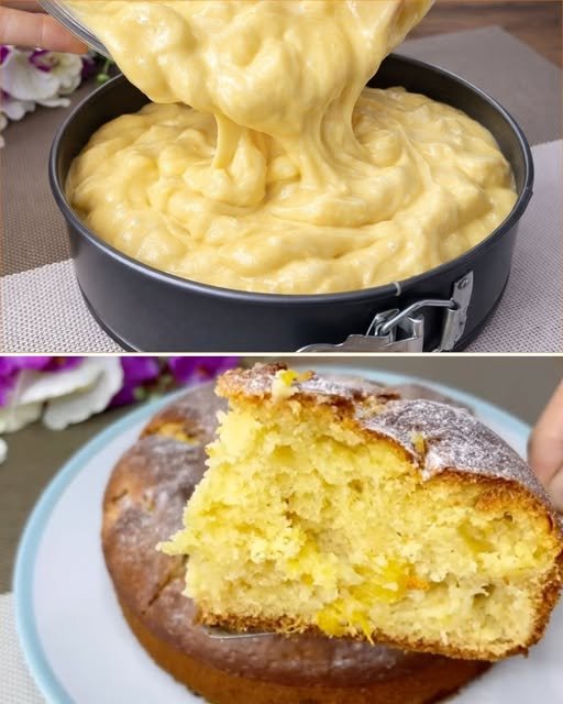 Japanese Pineapple Cake in 5 Minutes