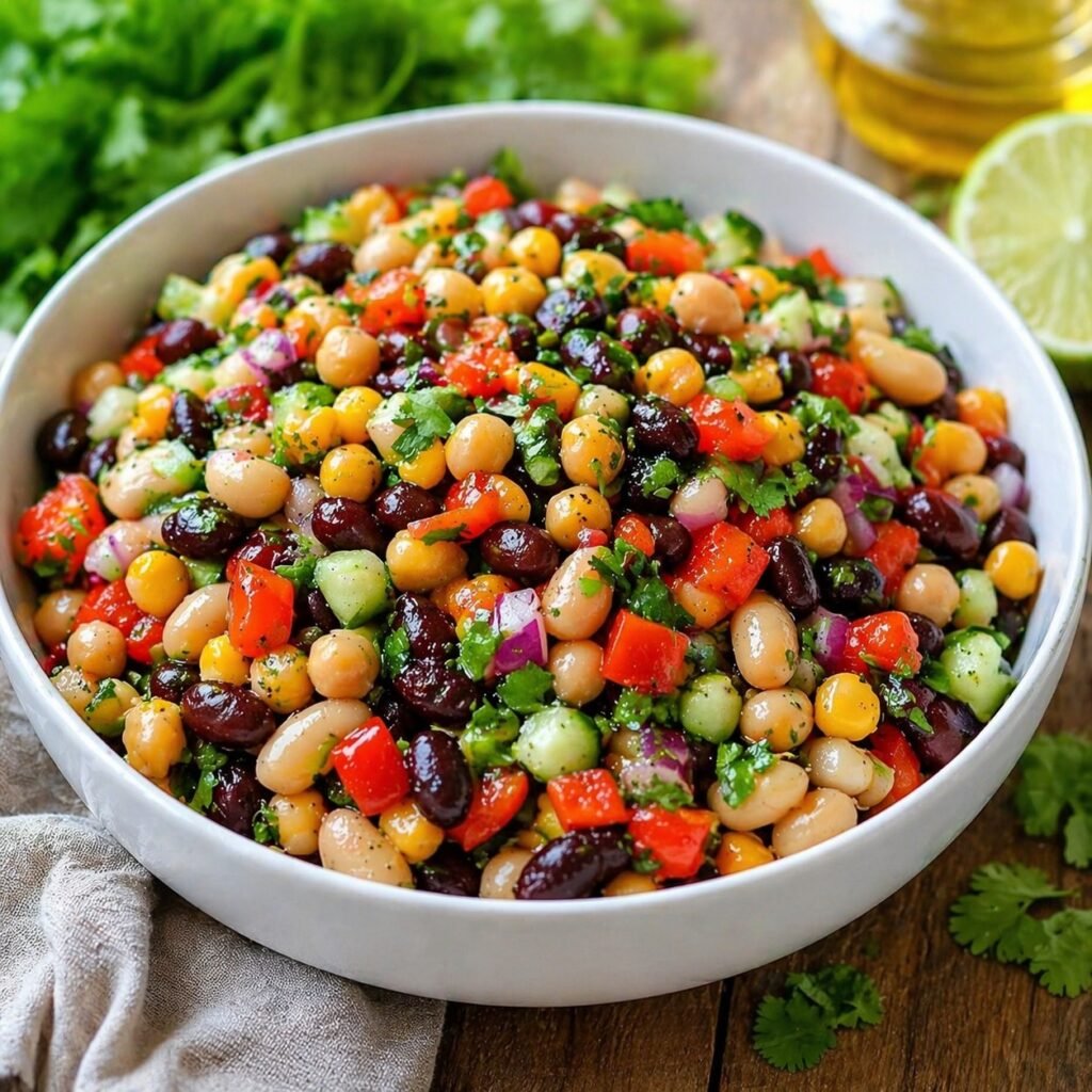 Threebean diabeticfriendly salad