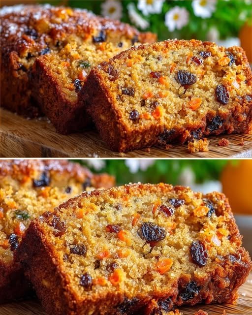 Super Healthy Oatmeal Banana Carrot Cake