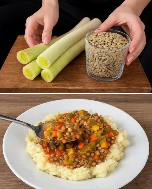 Leeks and Lentils