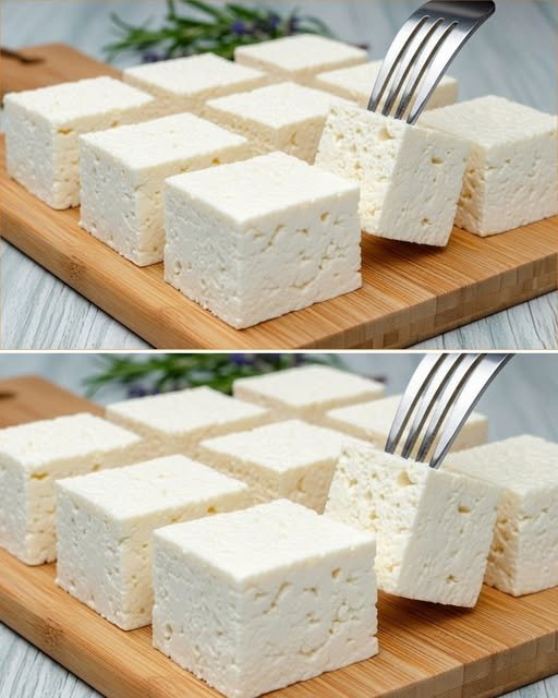 Homemade Feta Cheese