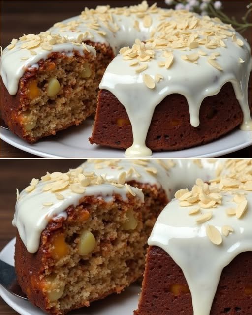No-Flour, No-Sugar Oatcake with Apple and Carrots