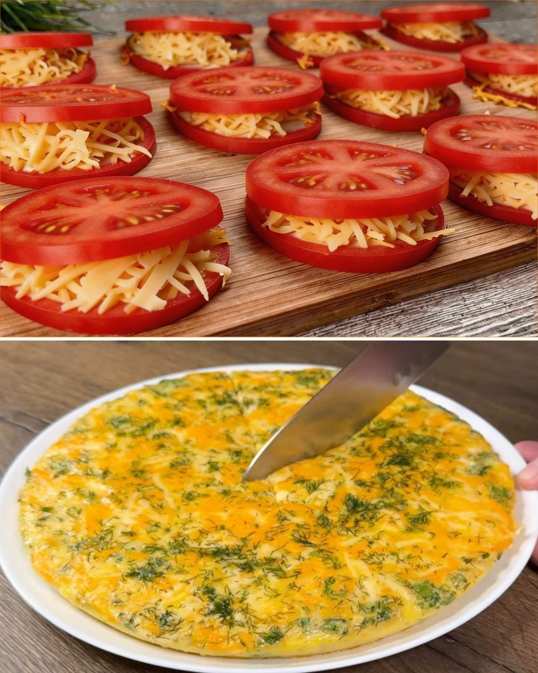 Tomato and Cheese Omelet
