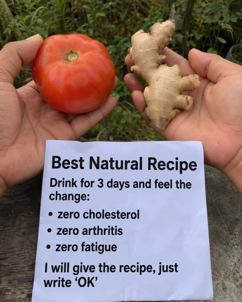 Looking for an easy, natural way to support your overall wellness, boost your immunity, and help your body feel more balanced? This vibrant homemade drink made with fresh vegetables and ginger might be just what you need.  Unlike regular juices, this bright blend works from the inside out. It combines powerful plant-based ingredients that many people enjoy as part of a healthy lifestyle to support heart health, circulation, clearer vision, and gentle daily detox.  In this guide, you’ll find the complete step-by-step recipe, why the ingredients are special, and simple tips for enjoying it safely and effectively.  🥕 Ingredients (Serves 1) 1 ripe tomato 1 medium carrot Juice of 1 fresh orange A small piece of fresh ginger (about 1 cm / ½ inch) ½ cup (125 ml) water 1 teaspoon pure honey (optional, for natural sweetness) 🧑‍🍳 Step-by-Step Preparation Wash the tomato and carrot thoroughly under running water. Peel the carrot and cut both the tomato and carrot into small chunks for easier blending. Squeeze the juice from one fresh orange. Add all ingredients to a blender: tomato, carrot, orange juice, ginger, and water. Blend on high for about 40 seconds until smooth and well combined. Taste and stir in a little honey if you prefer a touch of natural sweetness. Strain if you like a smoother texture, or enjoy it with the pulp for extra fiber. Drink fresh right away to get the most nutrients! Pro tip: Use organic ingredients when possible for the best flavor and quality.  ⏰ How to Enjoy It for Best Results Best time: On an empty stomach in the morning or between meals. Frequency: Start with 3 times a week. For a gentle reset, try it daily for 10 days, then take a 3-day break. Long-term: Many people enjoy it regularly for up to a month as part of their wellness routine. Consistency matters more than large amounts — one glass a day is usually plenty.  💪 Potential Benefits People Often Notice This colorful drink is packed with natural goodness. Here’s what many appreciate about it:  Supports healthy cholesterol balance (helping keep LDL in check while promoting HDL) May help reduce everyday inflammation and joint discomfort Promotes better blood circulation and a feeling of lightness Nourishes eye health thanks to beta-carotene and antioxidants Strengthens the immune system with vitamin C and other nutrients Gently supports liver detox and digestion Contributes to glowing skin, stronger hair and nails Low in calories, making it a nice addition for weight management Helps fight daily oxidative stress The combination of tomato, carrot, orange, and ginger creates a tasty synergy that many find refreshing and energizing.  🔬 Why These Ingredients Work Well Together Tomato — Rich in lycopene, a powerful antioxidant linked to heart and cellular health. Carrot — Loaded with beta-carotene (vitamin A), great for vision, skin, and immunity. Orange — High in vitamin C to support natural defenses and collagen. ginger — Known for its soothing anti-inflammatory properties and digestive support. honey (optional) — Adds mild sweetness and traditional wellness benefits. When consumed on an empty stomach, the nutrients may be absorbed more efficiently.  ⚠️ Gentle Reminders & Precautions While this is a simple natural drink:  Avoid if you have allergies to any ingredients. If you have gastritis or sensitive stomach, enjoy it after a light meal. Limit to 1 glass per day. If you take blood-thinning medication or have any health conditions, consult your doctor before adding it to your routine. Not suitable as a replacement for medical treatment. Important Disclaimer: This article is for informational and educational purposes only. It is not medical advice, diagnosis, or treatment. Always consult a qualified healthcare professional before making changes to your diet, especially if you have existing health conditions or take medications. Results can vary from person to person.  💚 Extra Tips to Boost the Benefits Add a handful of spinach or parsley for extra iron and greens. Include a few chunks of mango for additional eye-supporting nutrients. Swap regular water with coconut water for a tropical twist and electrolytes. Pair it with a balanced diet low in processed sugars and refined flours, plus regular movement. 🌞 Final Thoughts This cholesterol-free, anti-inflammatory drink is more than just a juice — it’s a simple daily habit that can bring color, freshness, and gentle support to your wellness journey.  Easy to make, budget-friendly, and using everyday ingredients, it’s a practical way to nurture your body from within. Many people love how it makes them feel lighter, more energized, and refreshed.  Why not give it a try for a week and see how you feel? Your body might just thank you for this colorful, natural boost!  Have you tried a similar vegetable juice before? Share your favorite additions or experience in the comments below! 👇  🥤 Save this recipe and tag a friend who loves healthy drinks!  This version is lighter and more engaging, with better flow, emojis for visual appeal, and warm, encouraging language. It’s fully SEO-friendly (target keywords like “anti-inflammatory drink”, “cholesterol-free juice”, “tomato carrot ginger juice recipe”) while staying safe and non-promissory for social media.   Would you like a shorter version for social posts, a stronger headline, or any specific adjustments? Just let me know! 😊