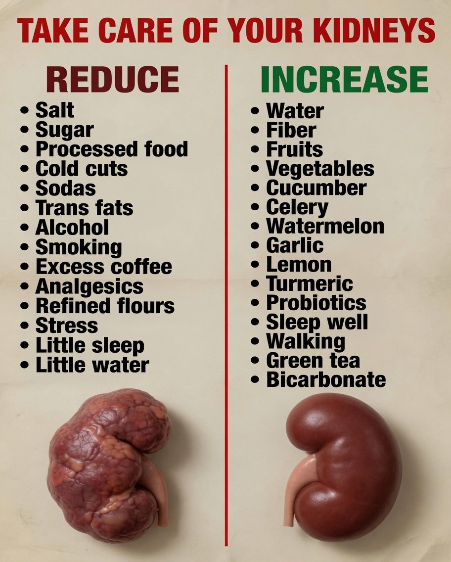 Gentle Kidney Care: Foods to Enjoy in Moderation and Simple Habits for Better Health