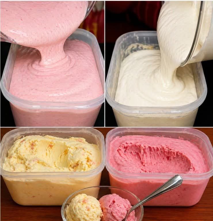 Creamy No-Churn Vanilla Bean Ice Cream