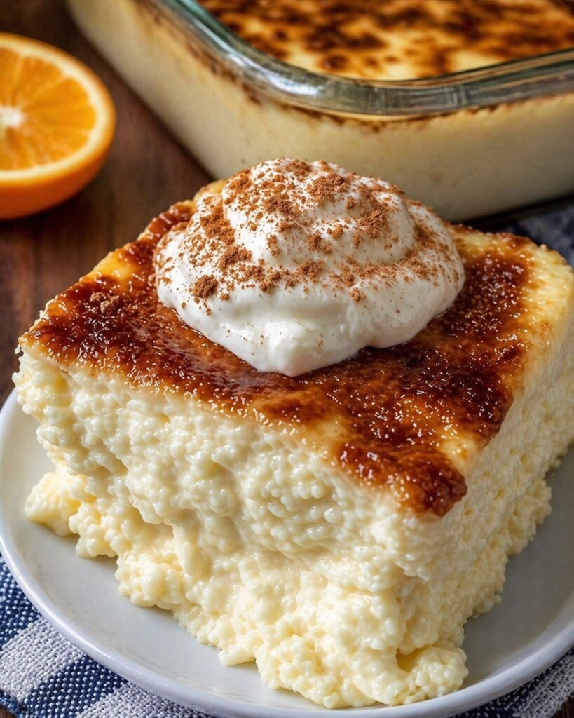 Creamy Baked Rice Pudding 🍚✨