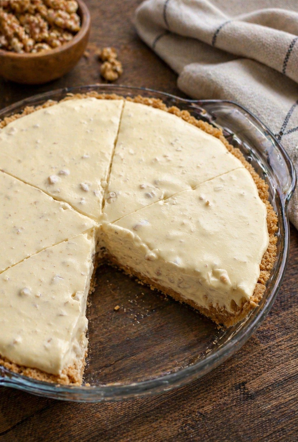 Walnut Cream Pie 🥧