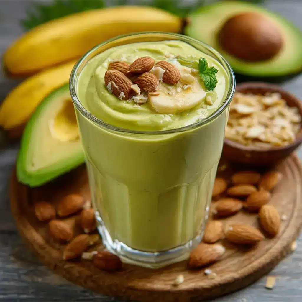 Banana, Avocado and Almond Smoothie
