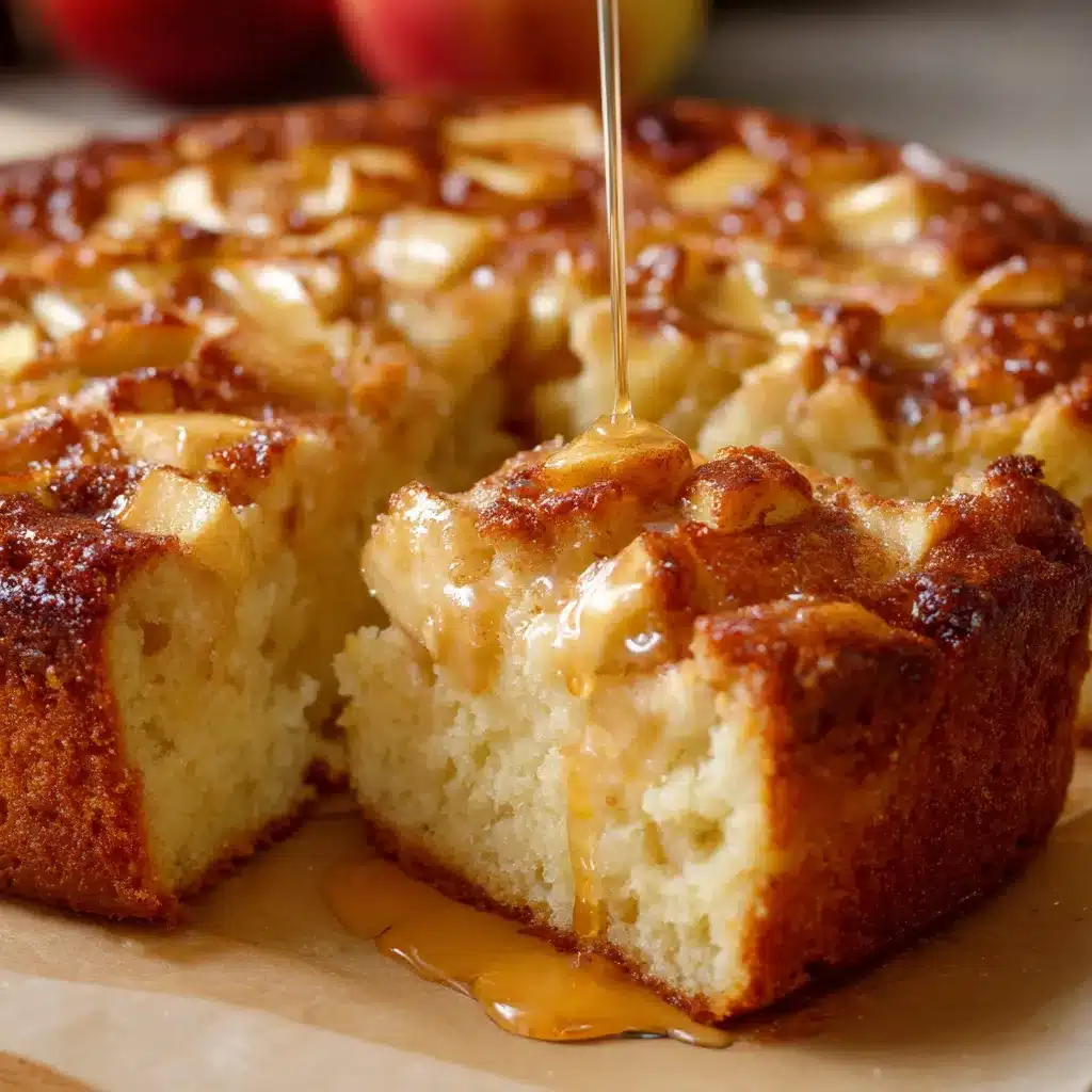 Homemade apple cake