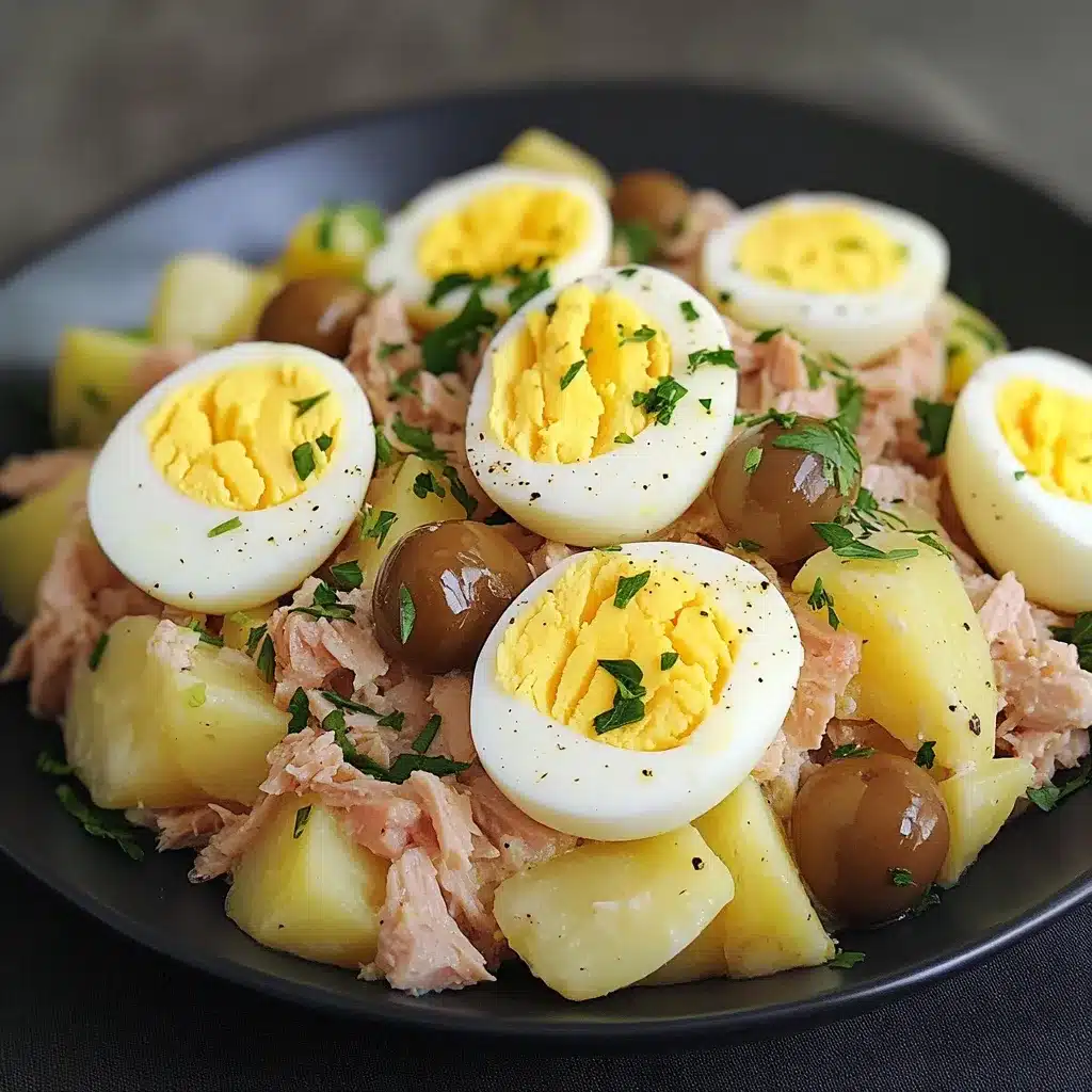 Potato Salad with Tuna and Eggs