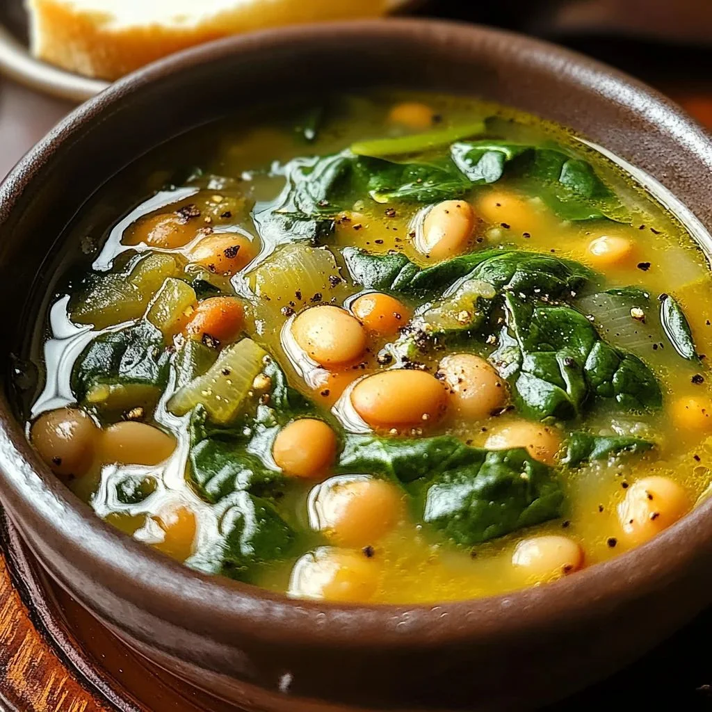 White Bean & Spinach Soup