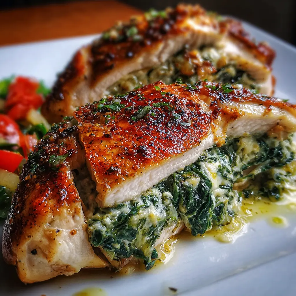 Chicken Stuffed with Spinach: Delicious and Healthy for Your Table