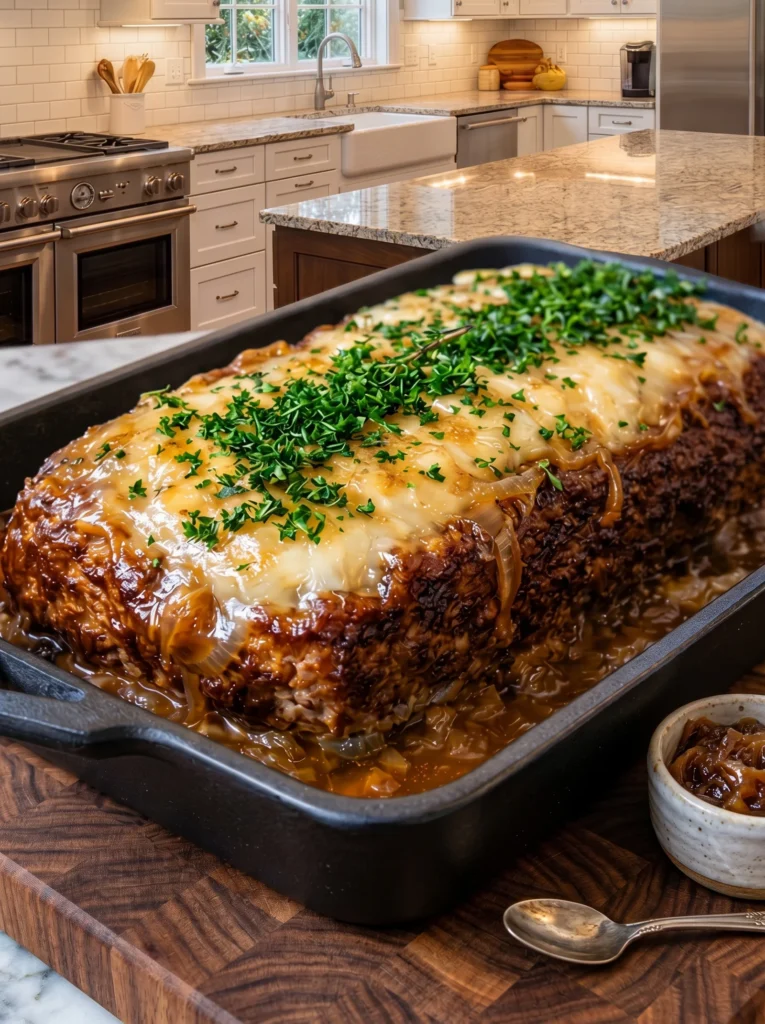 French Onion Meatloaf