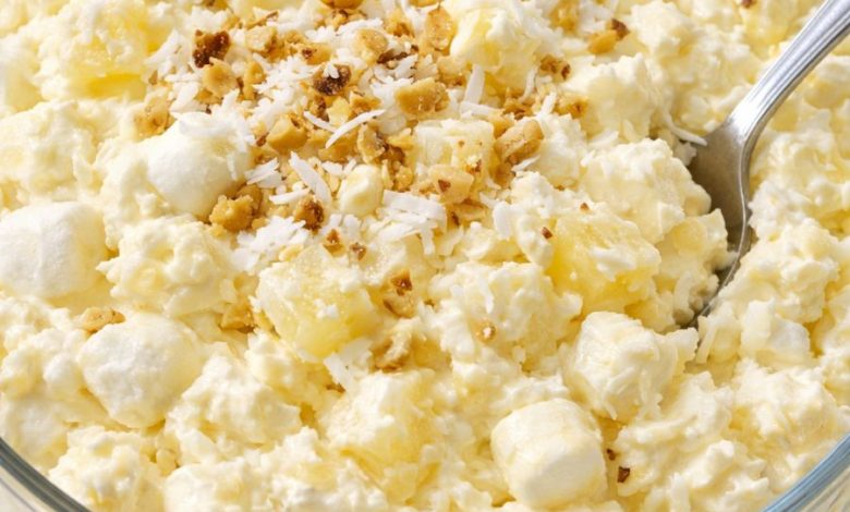 Pineapple Fluff Salad Made with Just 5 Ingredients