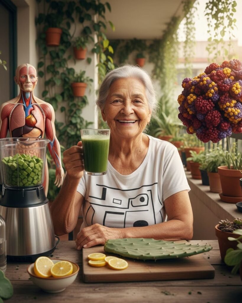 Lemon + Nopal Drink: The Natural Detox That Helps Reduce Bloating, Support Kidneys, and Slim Your Waist in 7 Days