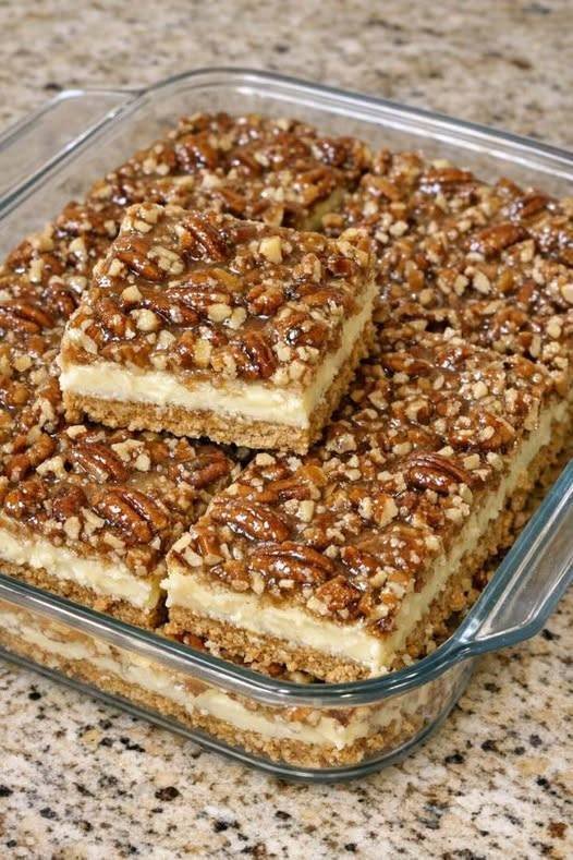 Amish Butter Pecan Icebox Bars