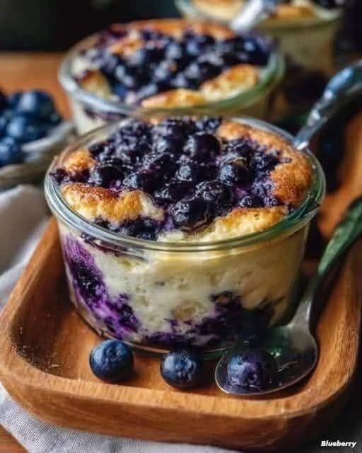 🫐 Baked Blueberry Cottage Cheese Breakfast Bowls