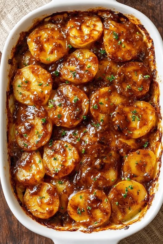 3-Ingredient Brown Gravy Potato Bake