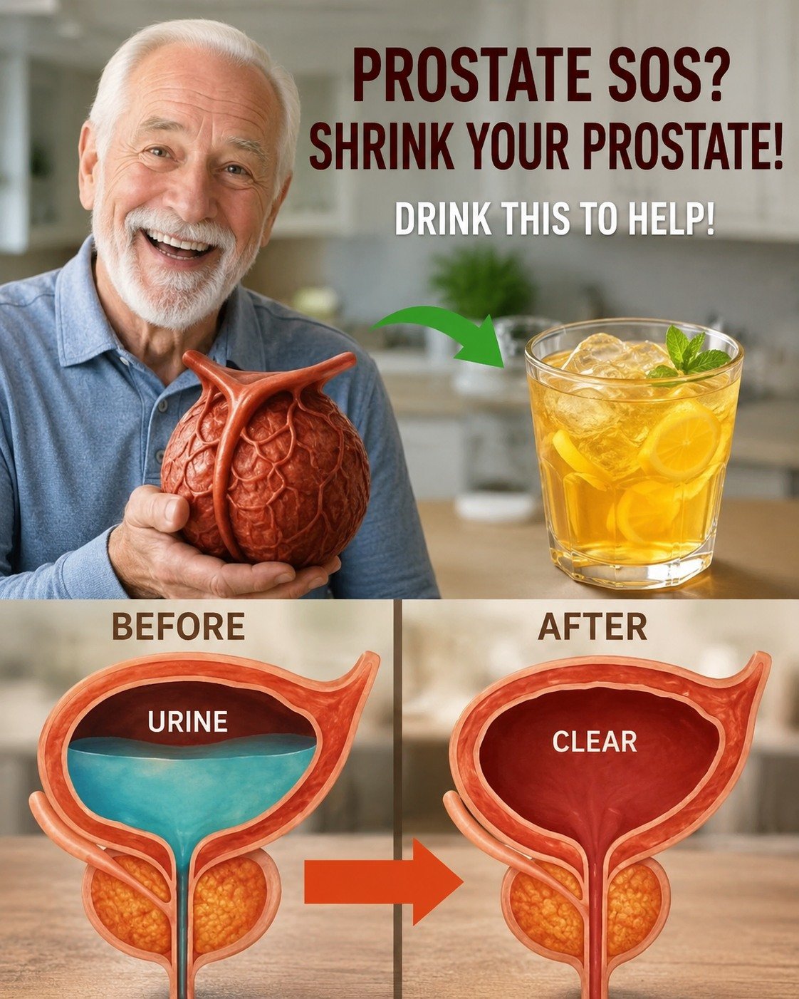 Drink This to Quiet a Swollen Prostate and Nighttime Bathroom Trips