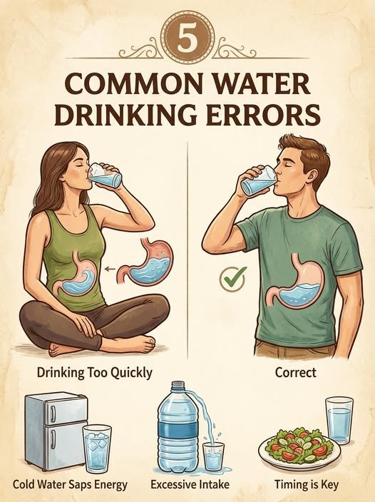 5 Common Mistakes You’re Making When Drinking Water That Could Harm Your Hydration – Health