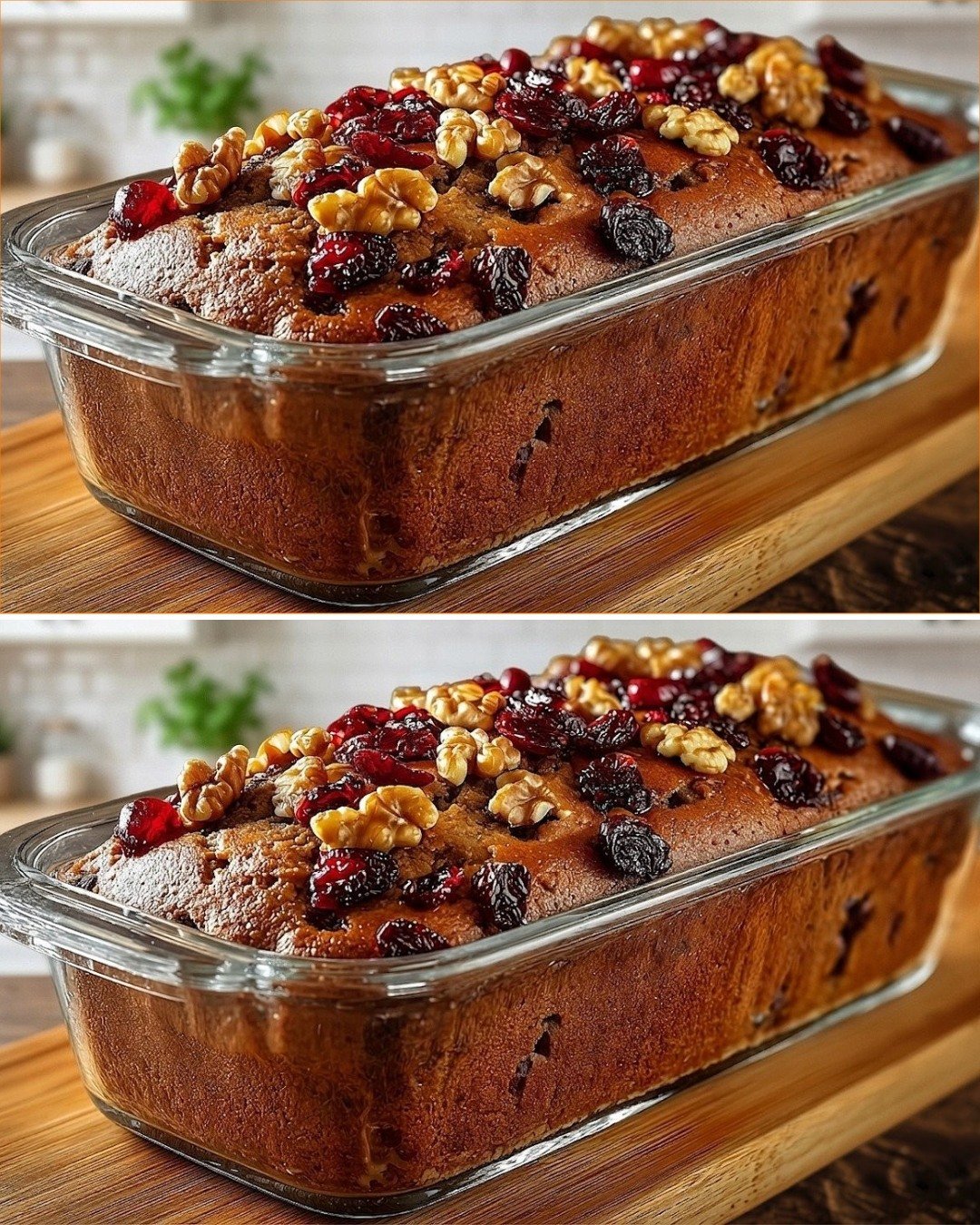 Oat Cake Loaded with Fruits and Nuts