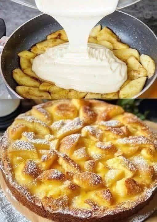 Skillet Apple Upside-Down Cake