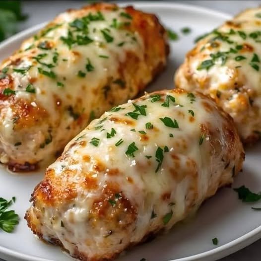 Garlic Chicken and Parmesan Meatloaf