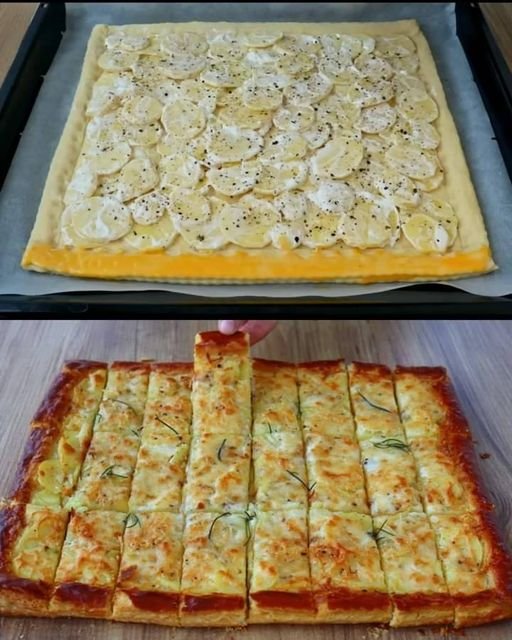 Crispy Potato Breakfast Flatbread