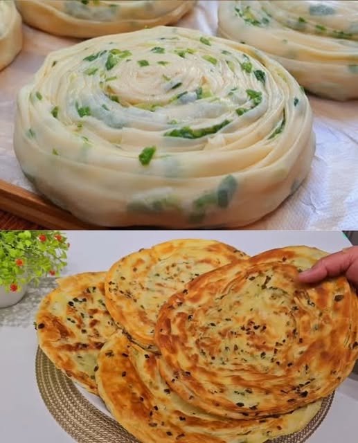 Scallion Pancake Flatbread