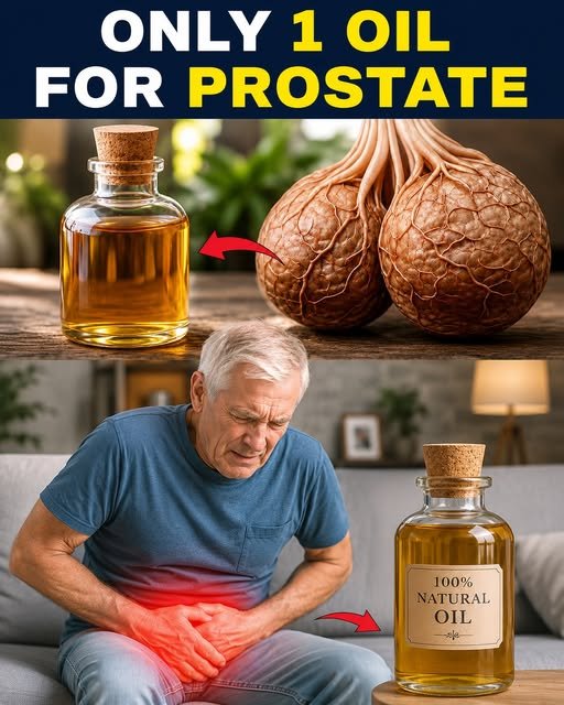 Only One Oil That Can Squeeze an Enlarged Prostate Back Down