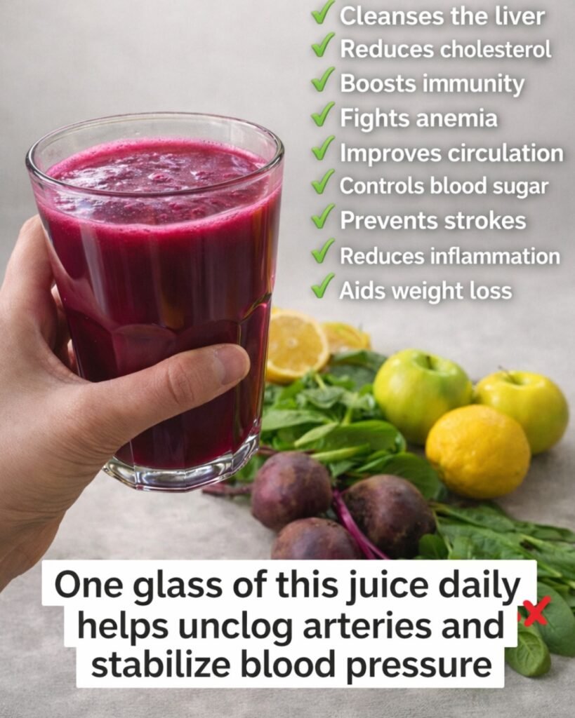 Could One Daily Glass of Beetroot and Lemon Juice Support Healthy Blood Pressure and Circulation?