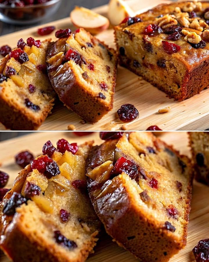 Healthy No-Flour Apple Oat Bread with Natural Sweeteners