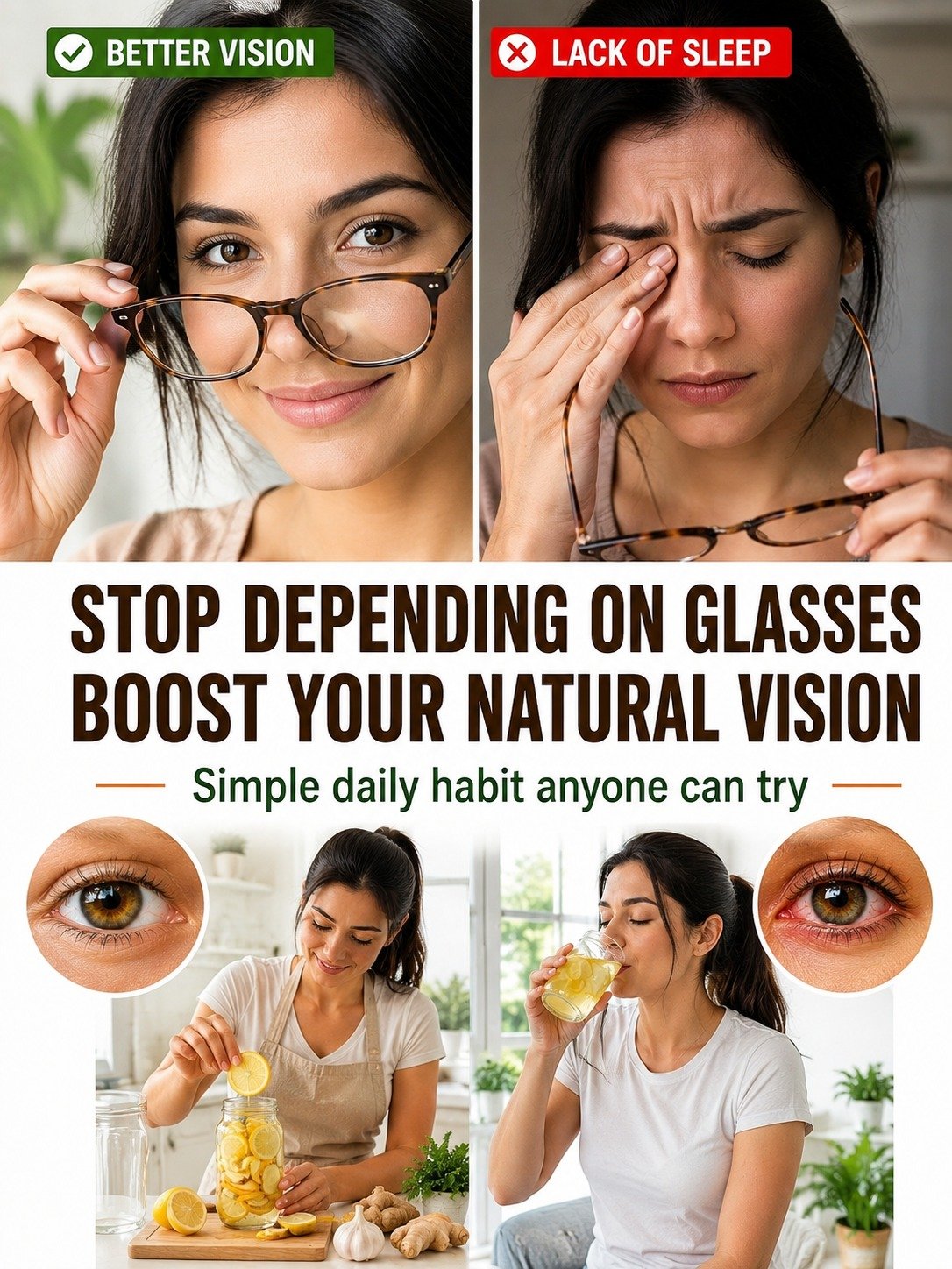 Can This Simple Lemon-Ginger Habit Support Your Vision After 45?