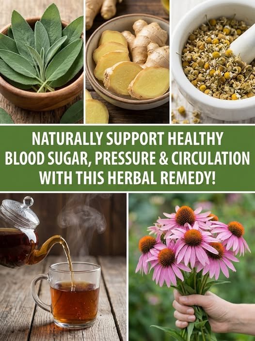 Natural Drink That Supports Blood Sugar, Blood Pressure, and Healthy Circulation – Health