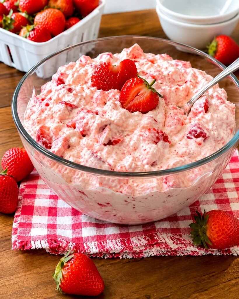 Creamy Strawberry Fluff Salad