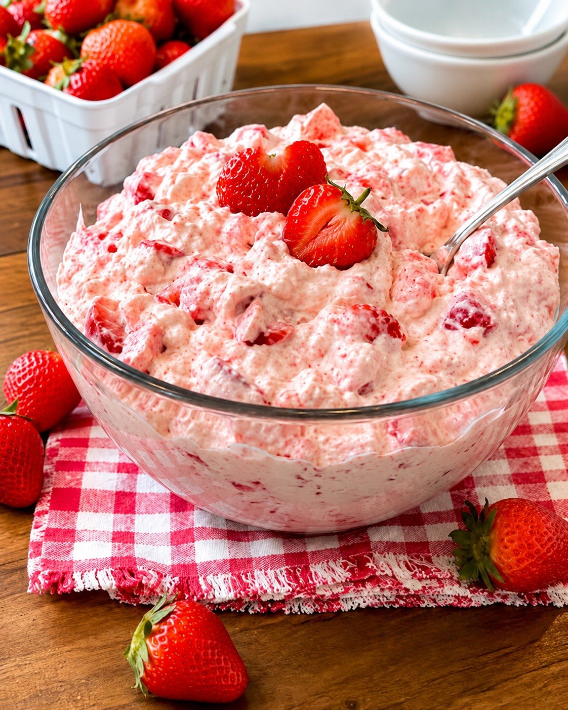 Creamy Strawberry Fluff Salad